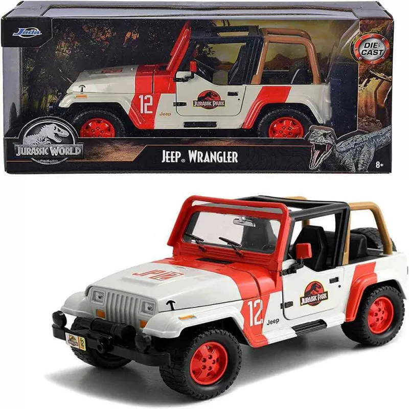 JADA JURASSIC PARK 1992 JEEP WRANGLER 1:24