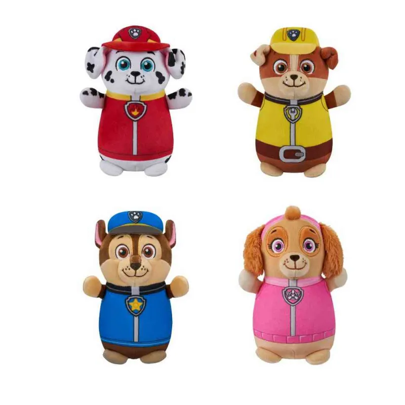 JAZWARES SQUISHMALLOWS PLIŠ PATROLNE ŠAPE 25CM SORT