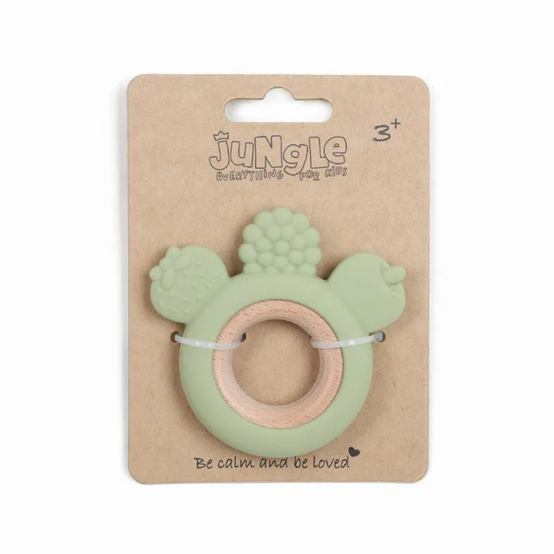 JUNGLE BEBI SILIKONSKA GLODALICA MINT