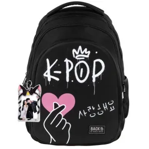 K-POP Crni Školski Ranac 3 U 1