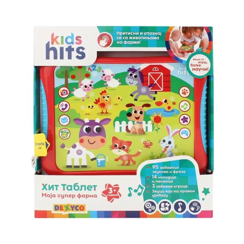 KIDS HITS INTERAKTIVNI TABLET MOJA FARMA