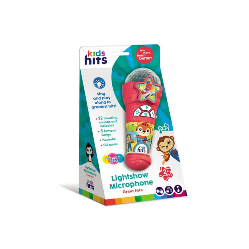 KIDS HITS LIGHTSHOW MICROPHONE GREAT HITS