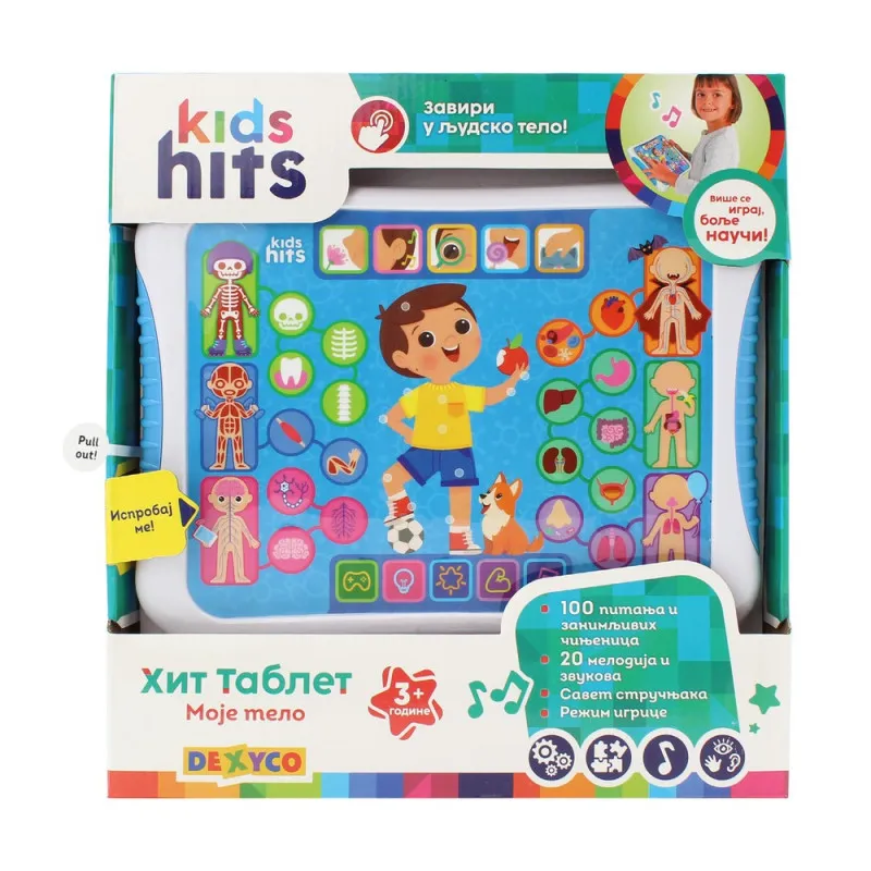 KIDS HITS TABLET MOJE TELO