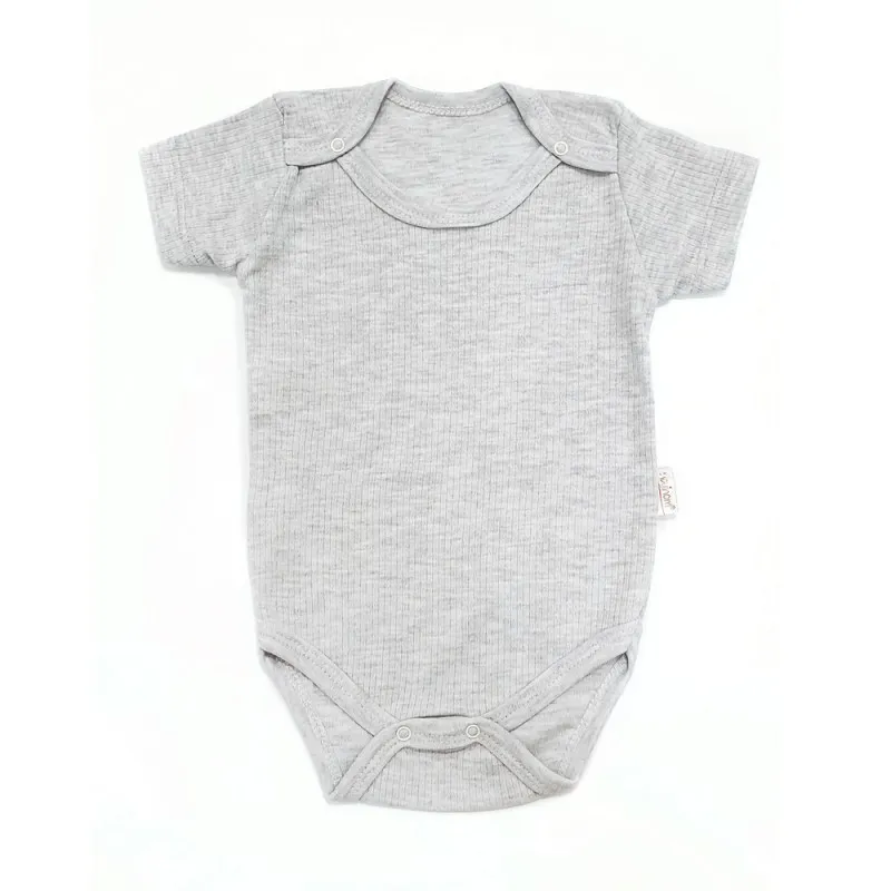 KIDZZ NAYINOM BODI KRATAK RUKAV GREY