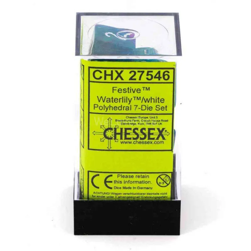 KOCKICE CHESSEX - FESTIVE - WATERLILY & WHITE (7)