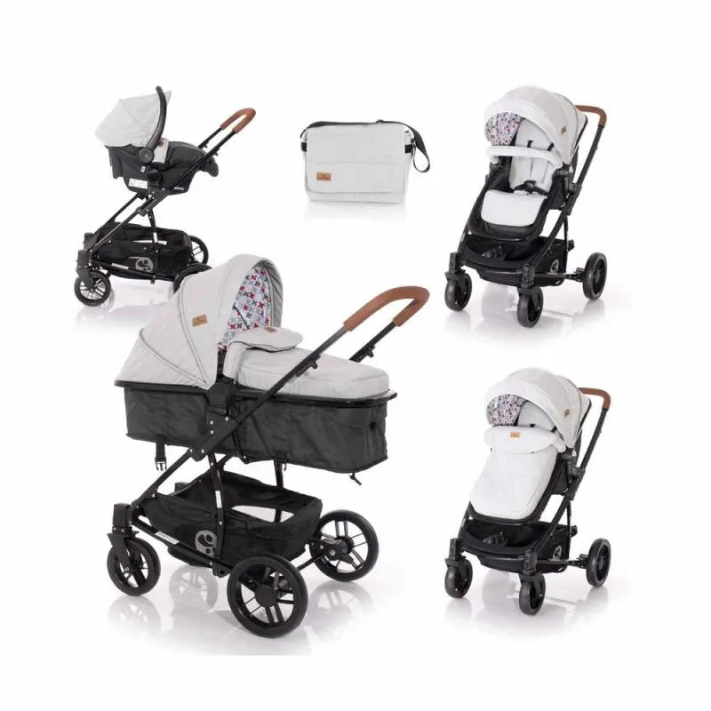 KOLICA LORELLI S-500 SET GREY BLACK CROSS