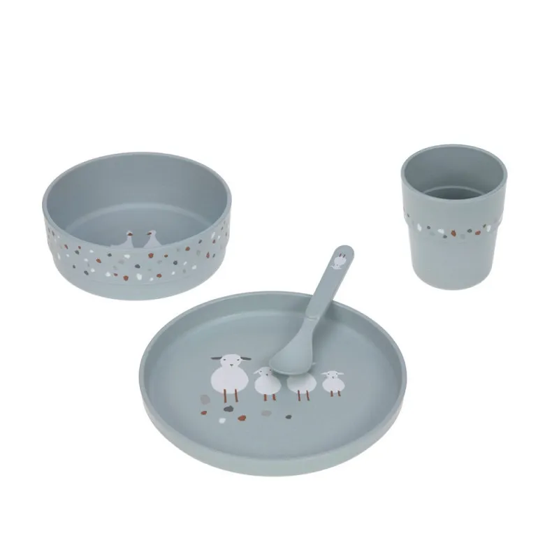 LASSIG SET ZA JELO TINY FARMER SHEEP GOOSE BLUE