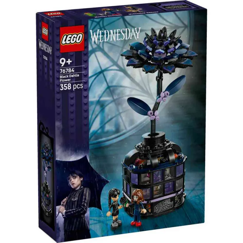 LEGO BUFFALO WEDNESDAY BLACK DAHLIA FLOWER