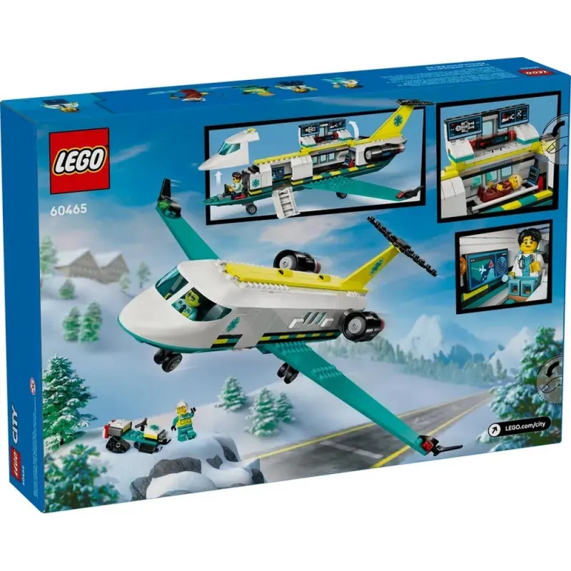 LEGO CITY EMERGENCY AIR AMBULANCE AIRPLANE