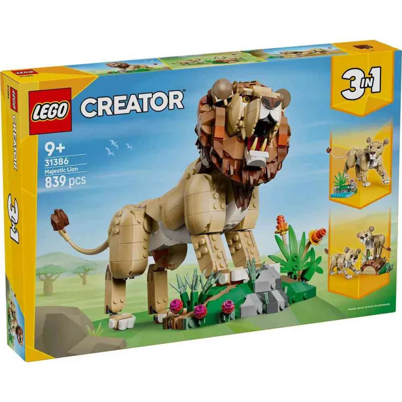 LEGO CREATOR WILD ANIMALS MAJESTIC LION