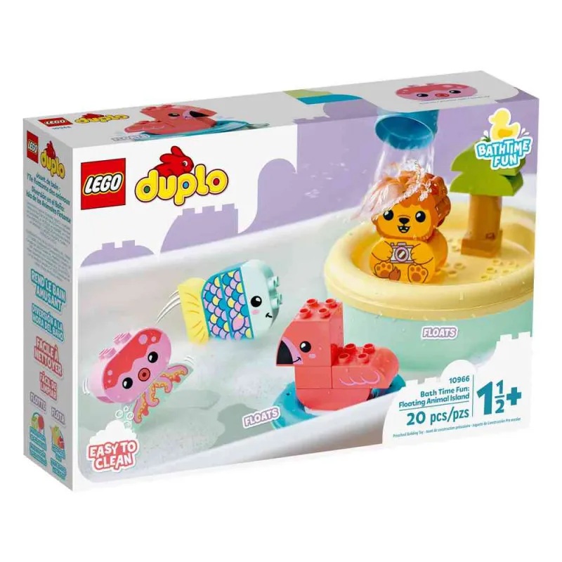 LEGO DUPLO MY FIRST BATH TIME FUN: FLOATING ANIMAL ISLAND