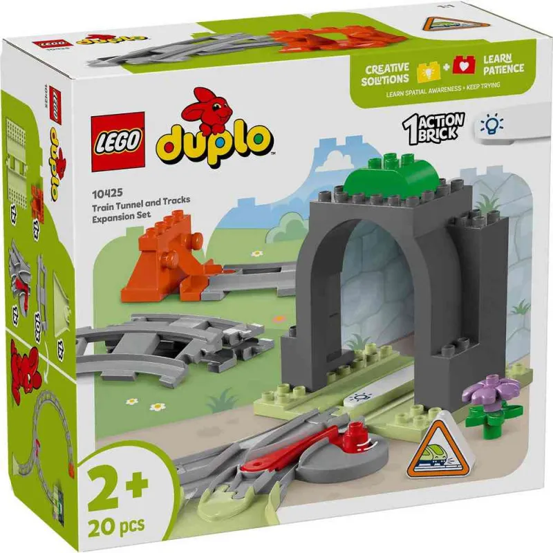 LEGO DUPLO TOWN TRAIN TUNNEL AND TRACKS EXPANSION SET