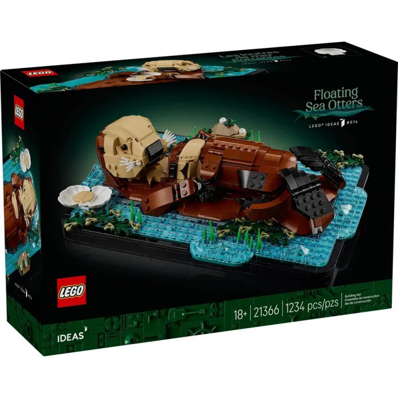 LEGO IDEAS FLOATING SEA OTTERS
