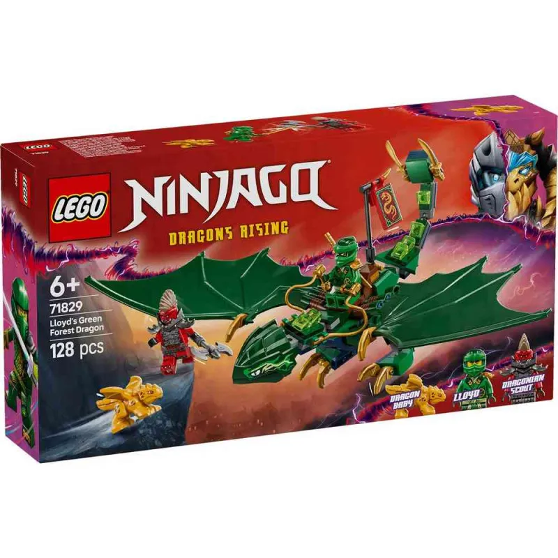 LEGO NINJAGO LLOYDS GREEN FOREST DRAGON