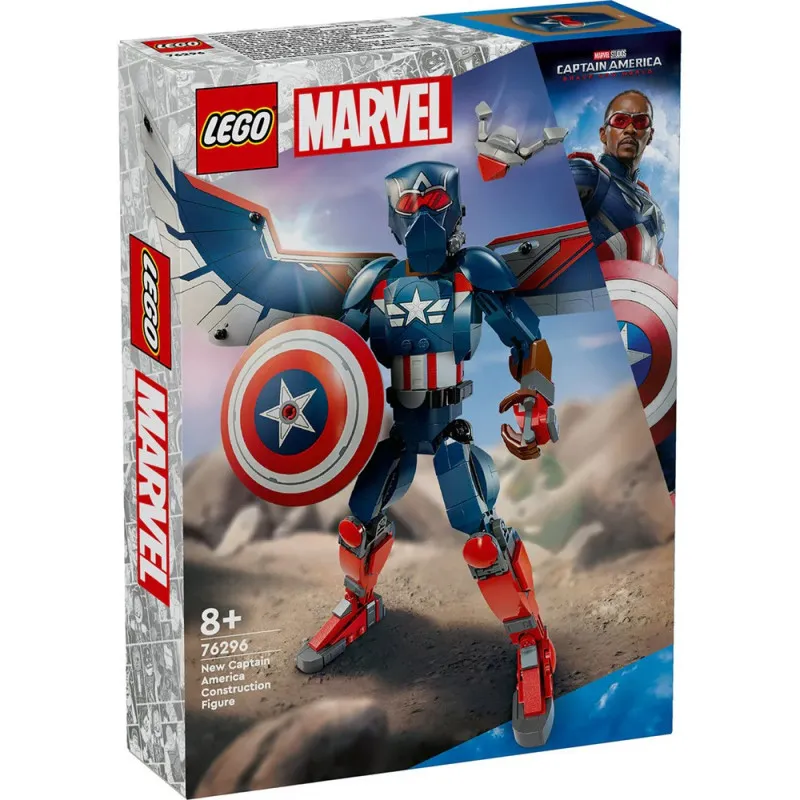 LEGO SUPER HEROES MARVEL CAPTAIN AMERICA CONSTRUCTION FIGURE