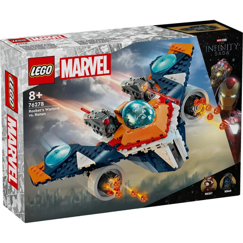 LEGO SUPER HEROES MARVEL ROCKETS WARBIRD VS RONAN