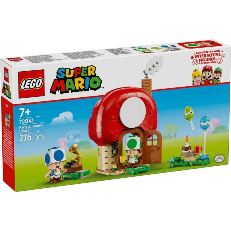 LEGO SUPER MARIO PARTY AT TOADS HOUSE