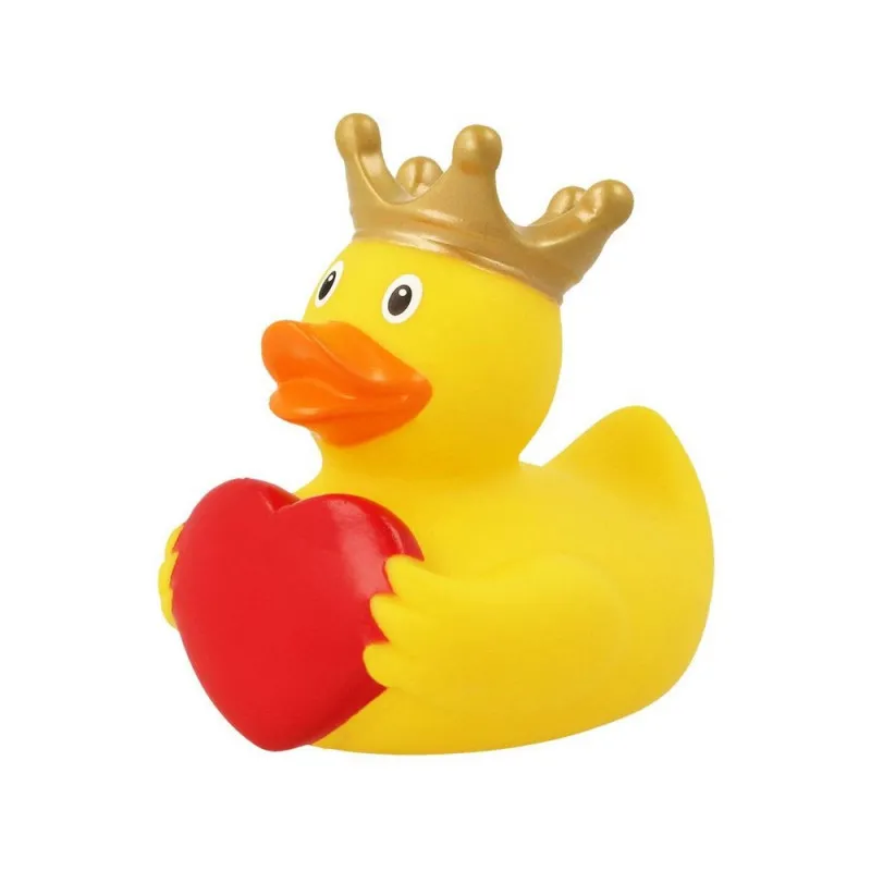 LILALU PATKICA - RUBBER DUCK WITH GREETING HEART