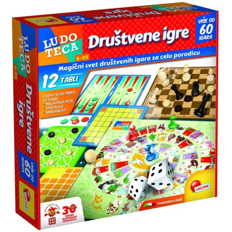 LISCIANI LUDOTECA DRUSTVENE IGRE - 60 IGARA
