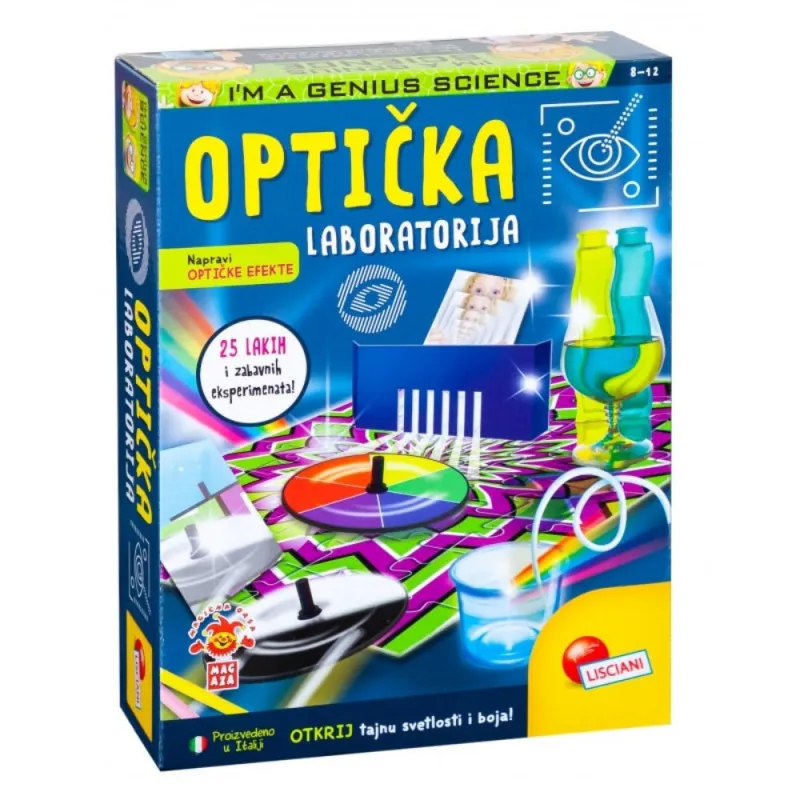 LISCIANI MALI GENIJE EDUKATIVNI SET OPTICKI EKSPERIMENTI