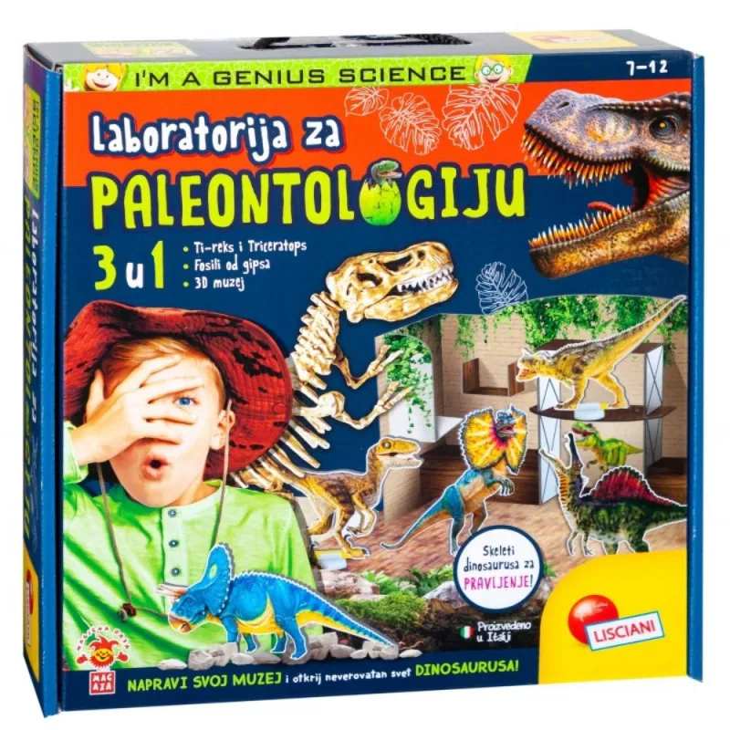 LISCIANI MALI GENIJE LABORATORIJA PALENTOLOGIJE 3U1