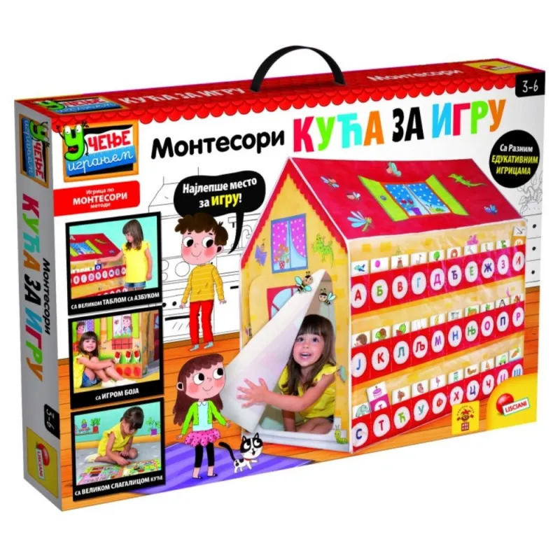 LISCIANI MONTESSORI EDUKATIVNI SET - KUCA ZA IGRU