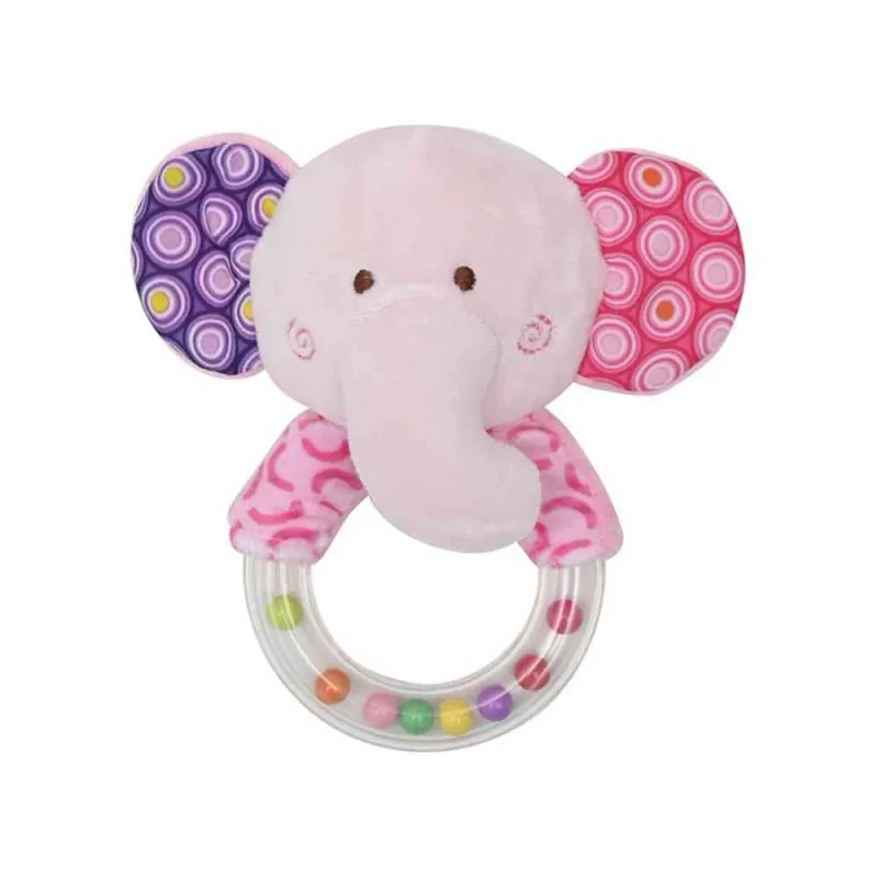 LORELLI PLISANA IGRACKA ZVECKA RING - SLONCE (ROZE)