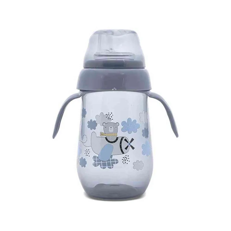 LORELLI SOLJA NON-SPILL WIDE NECK MY FRIEND - CAMEO BLUE (260ML)