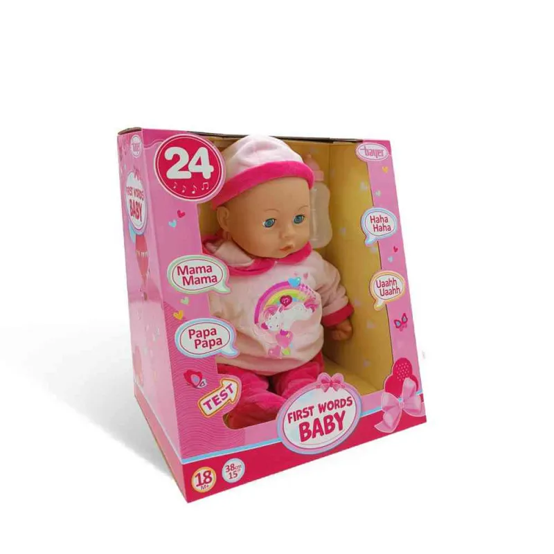 LUTKA SA PRVIM RECIMA 38CM