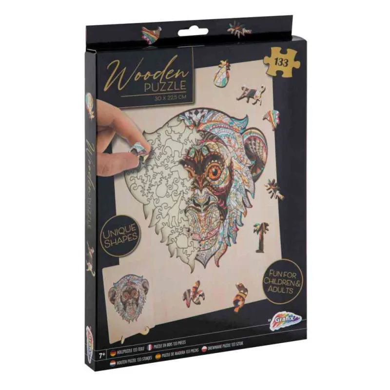 MAGAZA DRVENA PUZZLE SLAGALICE MAJMUN