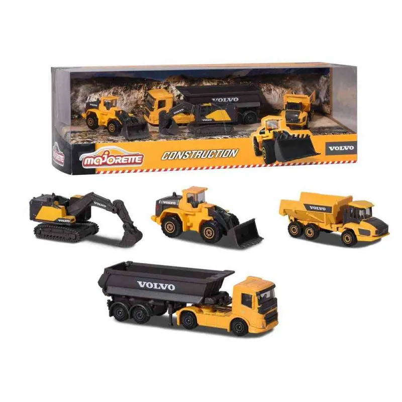 MAJORETTE VOLVO 4 VOZILA GIFTPACK