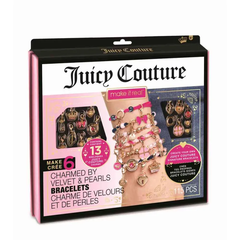 MAKE IT REAL JUICY COITURE KOMPLET NARUKVICA SOMOT I PERLE