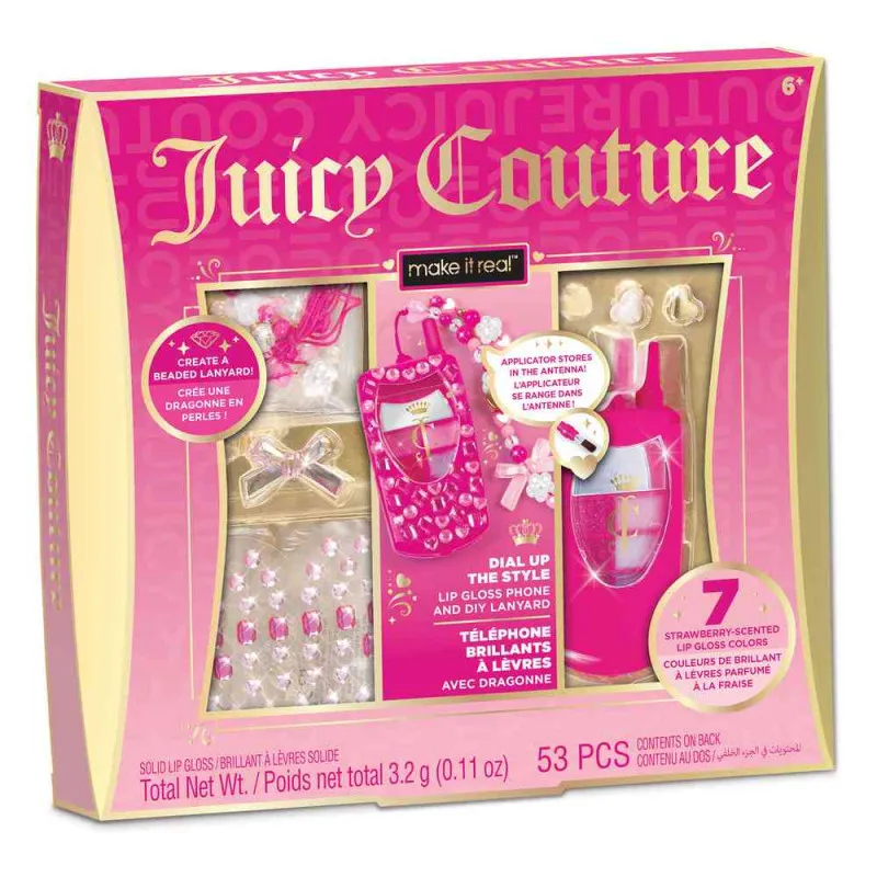 MAKE IT REAL JUICY COUTURE SJAJ ZA USNE MOBILNI TELEFON I URADI SAM NARUKVICU ZA...