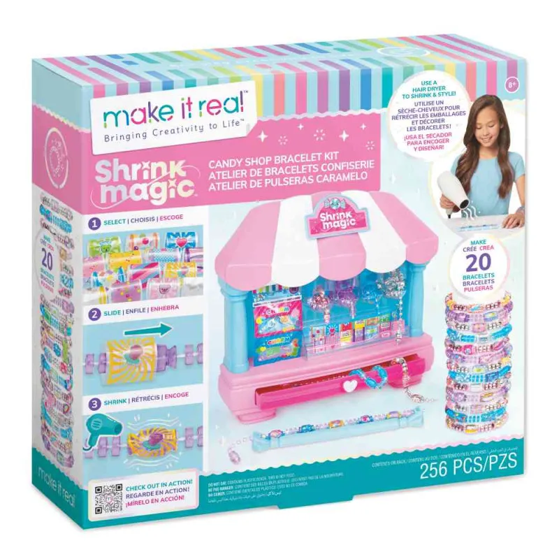 MAKE IT REAL KOMPLET NARUKVICA SHRINK MAGIC CANDY SHOP