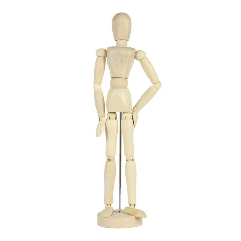 MANNIKIN - DRVENA LUTKA ZA SLIKARE 14CM