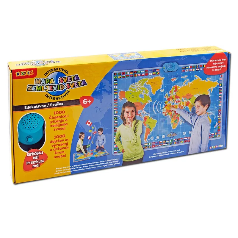 MAPA SVETA  EDUKATIVNA IGRA