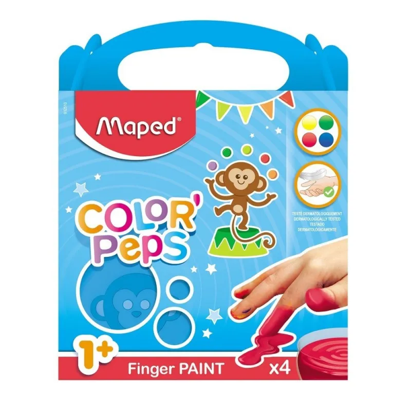 MAPED BOJE ZA PRSTE 80G X4