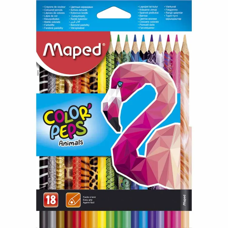 MAPED BOJICE COLOR PEPS ANIMAL 1/18