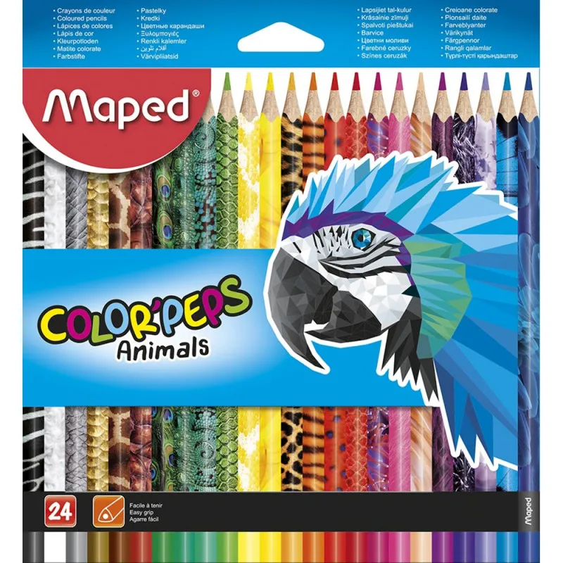 MAPED BOJICE COLOR PEPS ANIMAL 1/24