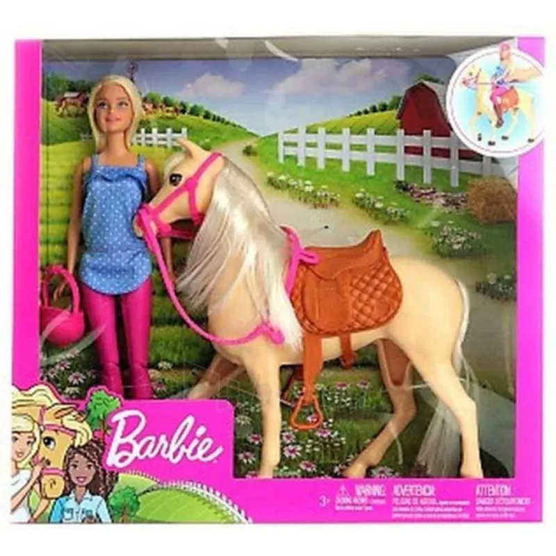 MATEL BARBIE I PONI SET