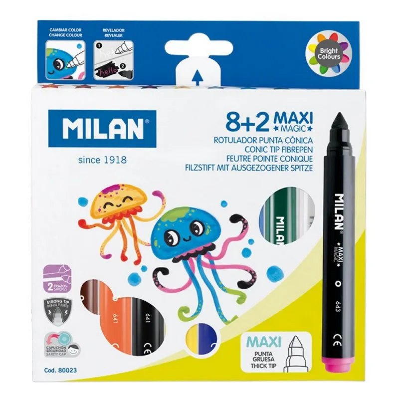 MILAN FLOMASTER 10 KOM MAGIC MAXIC