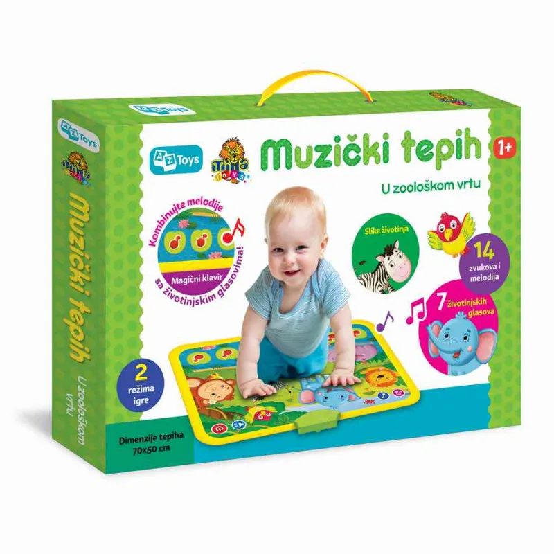 MILLA TOYS MUZICKI TEPIH U ZOO VRTU