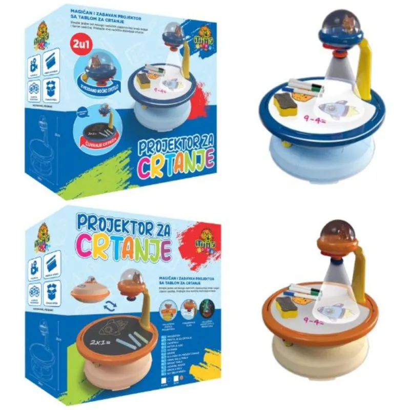 MILLA TOYS PROJEKTOR ZA CRTANJE PLAVI/NARANDZASTI