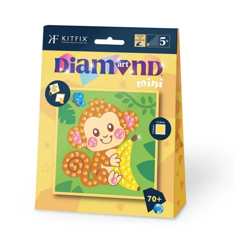 MINI DIAMOND ART SET MONKEY