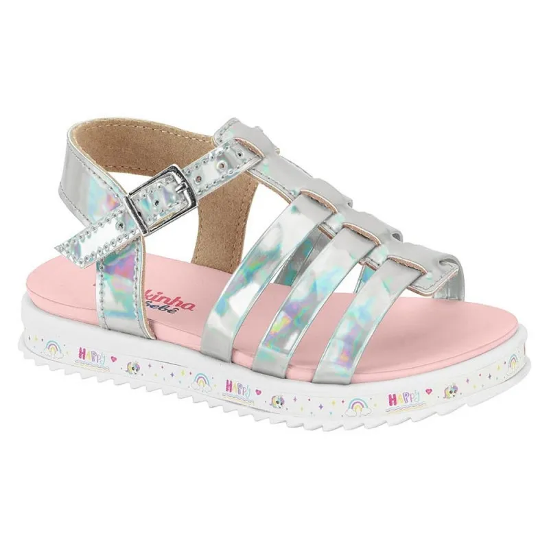 MOLEKINHA SANDALE 8682-SILVER