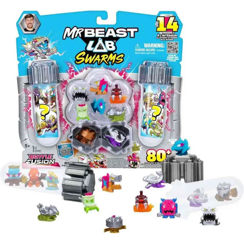 MRBEAST SWARMS M3GA LAB SET  14 FIGURA