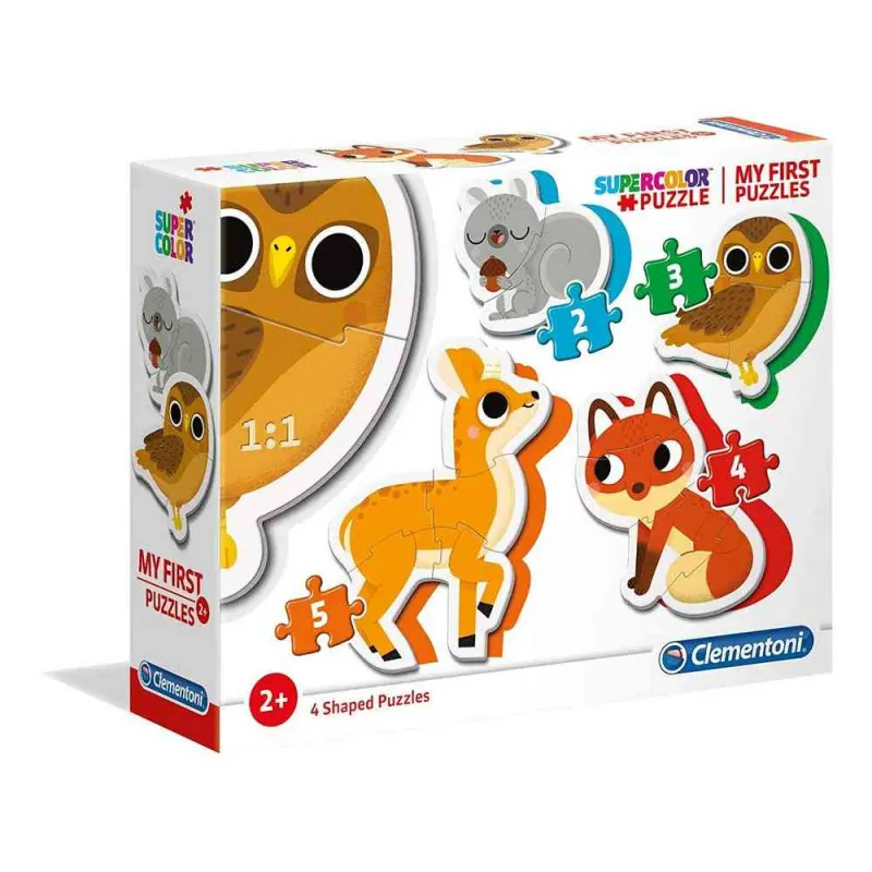 MY FIRST PUZZLES 2-3-4-5 Forest Animals