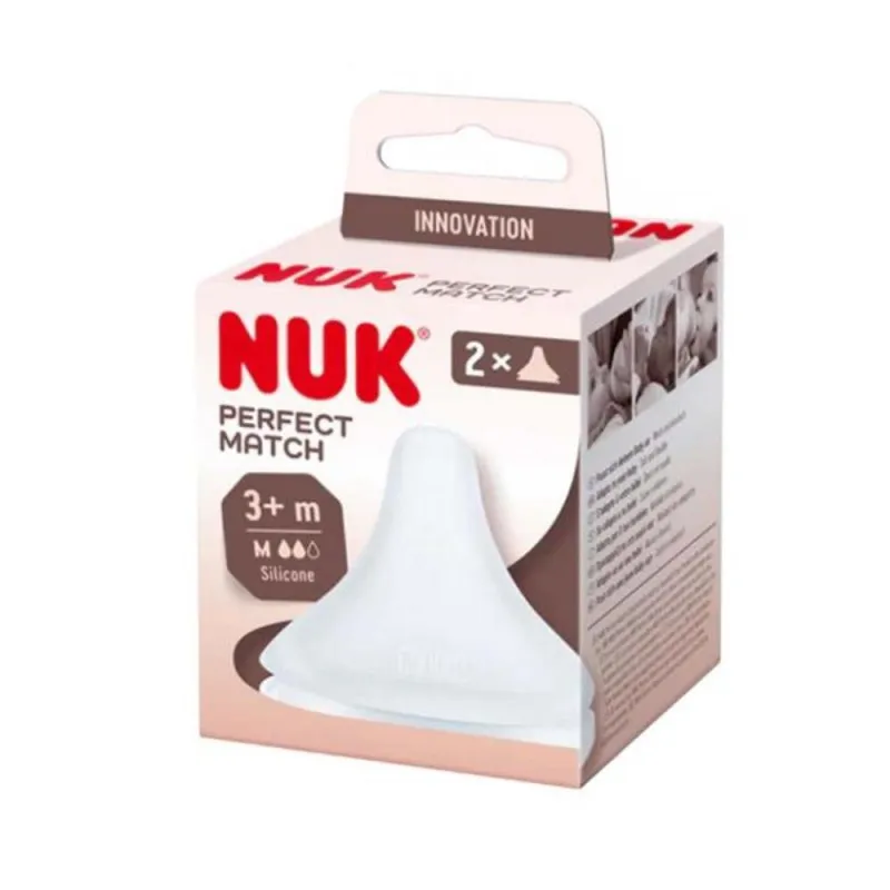 NUK CUCLA SILIKON PERFECT MATCH M 2/1