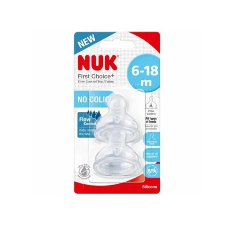 NUK FC+CUCLA SILIKON ZA SVE TIPOVE HRANE 6-18M