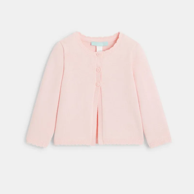 OBAIBI DŽEMPER ZA DEVOJCICE GINETTE DARK PINK